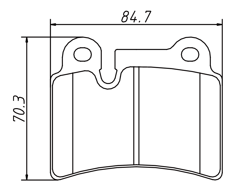 High OE compatibility brake pad D1277 for VW Touareg 2002-2013