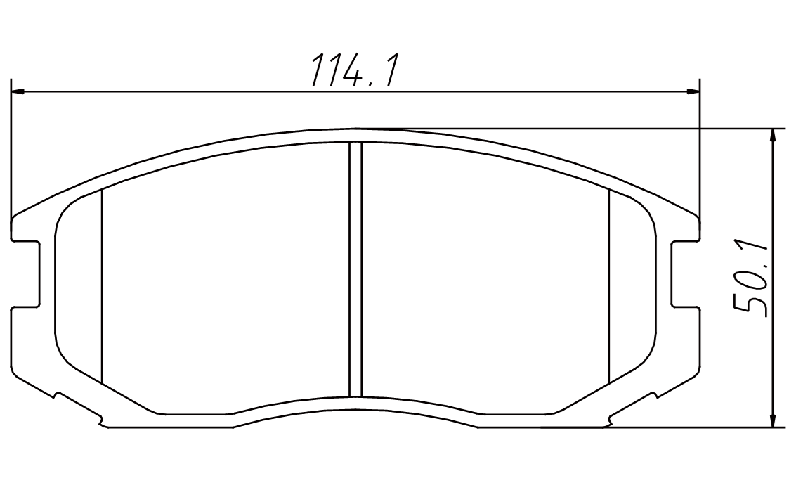 brake pad D602 for DODGE Colt 1993-1994 EAGLE Summit Coupe Seden 1993-1996