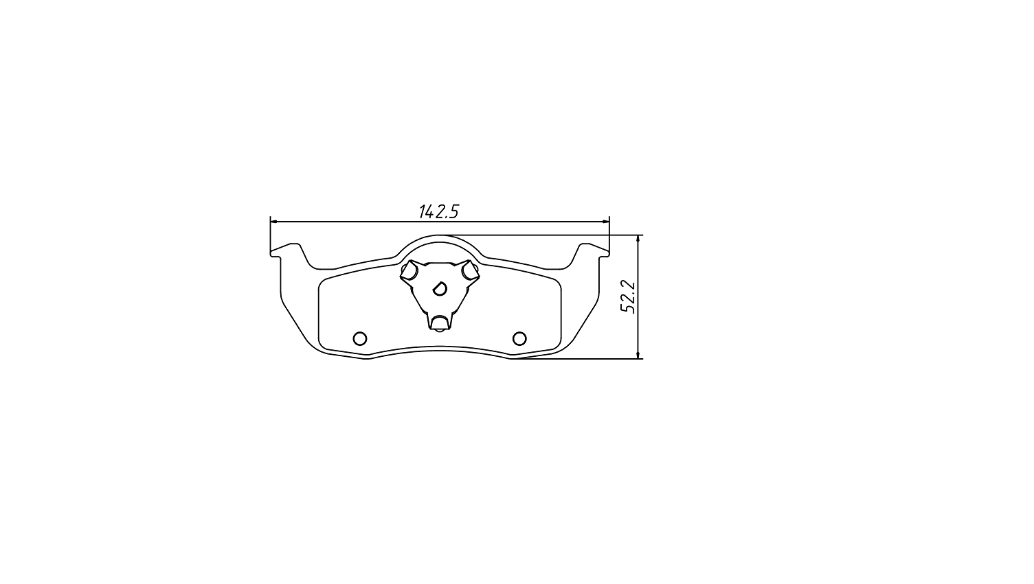 brake pad D1087 for JEEP Commander 2006-2010 Grand Cherokee 2005-2010